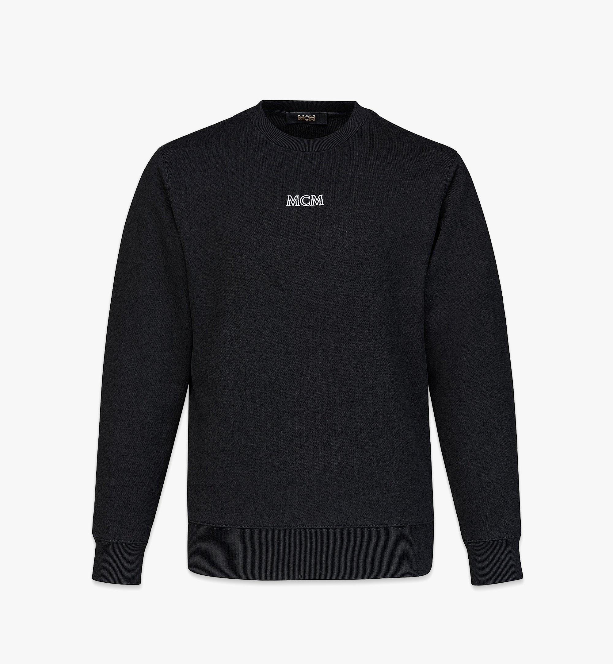 Men’s MCM Essentials Logo Sweatshirt in Organic Cotton 1